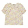Aida Cotton Muslin Blouse Ecru Bonton Fashion Children