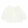 Amour Cotton Muslin Blouse Ecru Bonton Fashion Baby