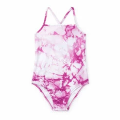 Ana Tie-Dye Swimsuit Purple Bonton Fashion Children