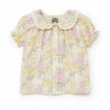 Aria Cotton Muslin Blouse Ecru Bonton Fashion Baby