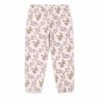 Aubepine Organic Cotton Floral Joggers Pale pink Bonton Fashion Children