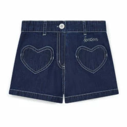 Austral Lightweight Denim Shorts Denim Bonton Fashion Children