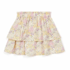 Bali Cotton Muslin Skirt Ecru Bonton Fashion Children