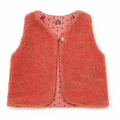 Beti Faux Fur Vest Pink Bonton Fashion Children