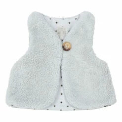 Beti Sherpa Vest Light grey Bonton Fashion Baby