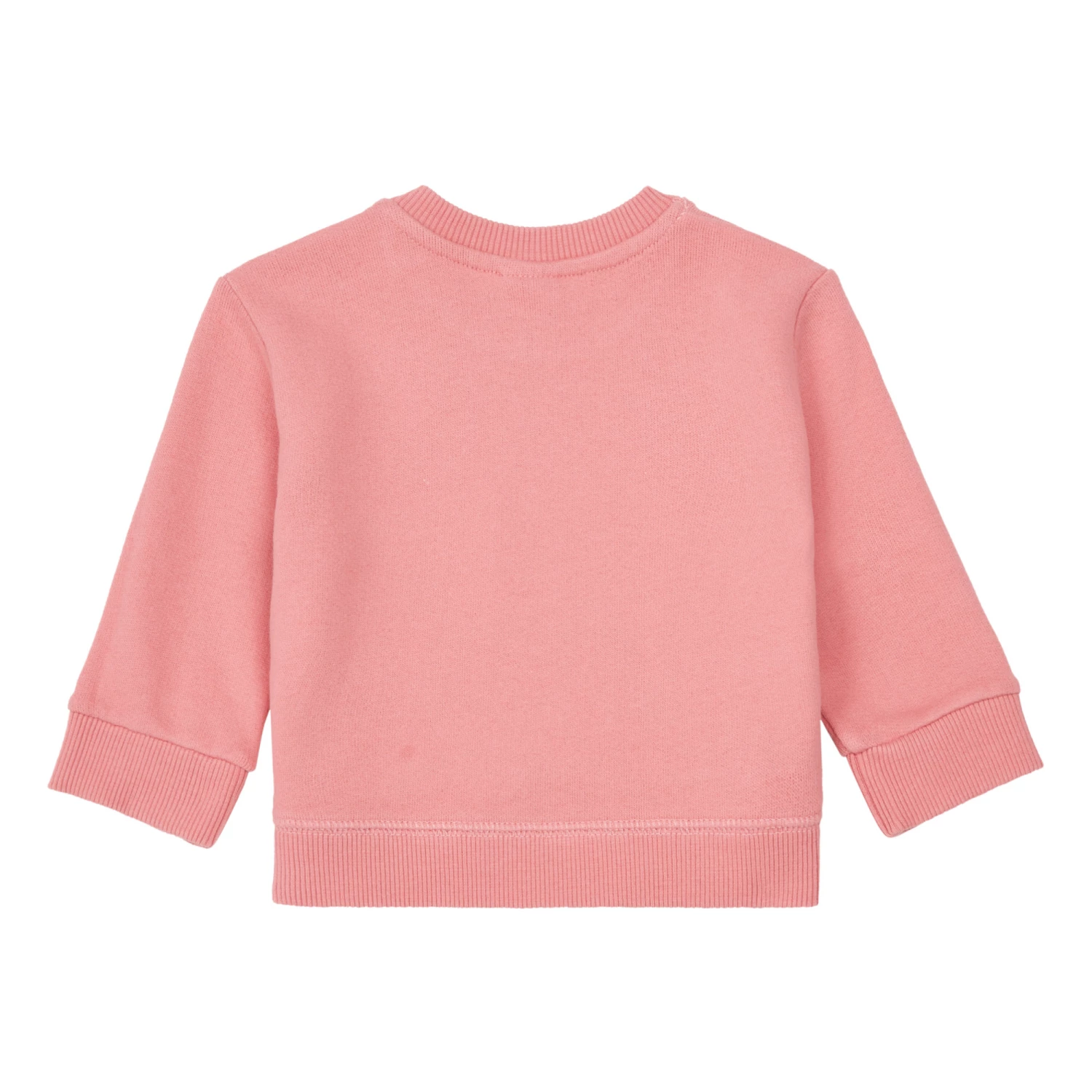 Bisous Organic Cotton Sweatshirt Pink Bonton Fashion Baby 2 Bisous Organic Cotton Sweatshirt Pink Bonton Fashion Baby - Image 2