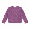 Cable-Knit Jumper Mauve Bonton Fashion Children
