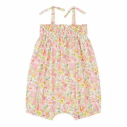 Calina Liberty Playsuit Pink Bonton Fashion Baby -Bonton Best Sales calina liberty playsuit pink bonton fashion baby 2
