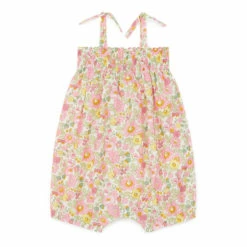 Calina Liberty Playsuit Pink Bonton Fashion Baby