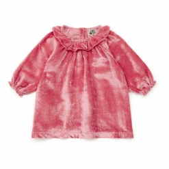 Damour Velvet Dress - Christmas Collection - Pink Bonton Fashion Baby