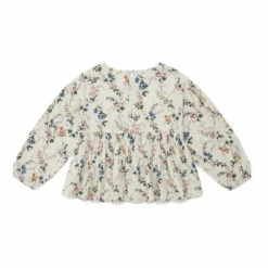 Diwali Cotton Muslin Blouse Ecru Bonton Fashion Children -Bonton Best Sales diwali cotton muslin blouse ecru bonton fashion children 2