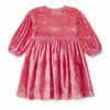Donano Velvet Dress - Christmas Collection - Pink Bonton Fashion Children