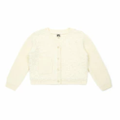 Dual-Material Cardigan Bonton Fashion Children