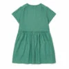 Easy Dual-Material Dress Green Bonton Fashion Children