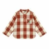 Edgar Checked Kurta Shirt Caramel Bonton Fashion Children