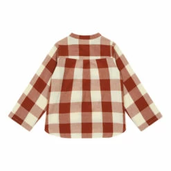 Edgar Checked Kurta Shirt Caramel Bonton Fashion Children 5 Edgar Checked Kurta Shirt Caramel Bonton Fashion Children -Bonton Best Sales edgar checked kurta shirt caramel bonton fashion children 2