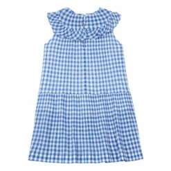 Eglantine Gingham Dress Blue Bonton Fashion Children 5 Eglantine Gingham Dress Blue Bonton Fashion Children -Bonton Best Sales eglantine gingham dress blue bonton fashion children 2
