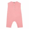 Elia Organic Cotton Muslin Jumpsuit Pink Bonton Fashion Baby