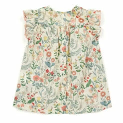 Ella Exclusive Liberty Print Dress Ecru Bonton Fashion Baby -Bonton Best Sales ella exclusive liberty print dress ecru bonton fashion baby 2