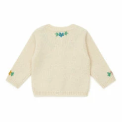 Embroidered Cardigan Ecru Bonton Fashion Baby -Bonton Best Sales embroidered cardigan ecru bonton fashion baby 2
