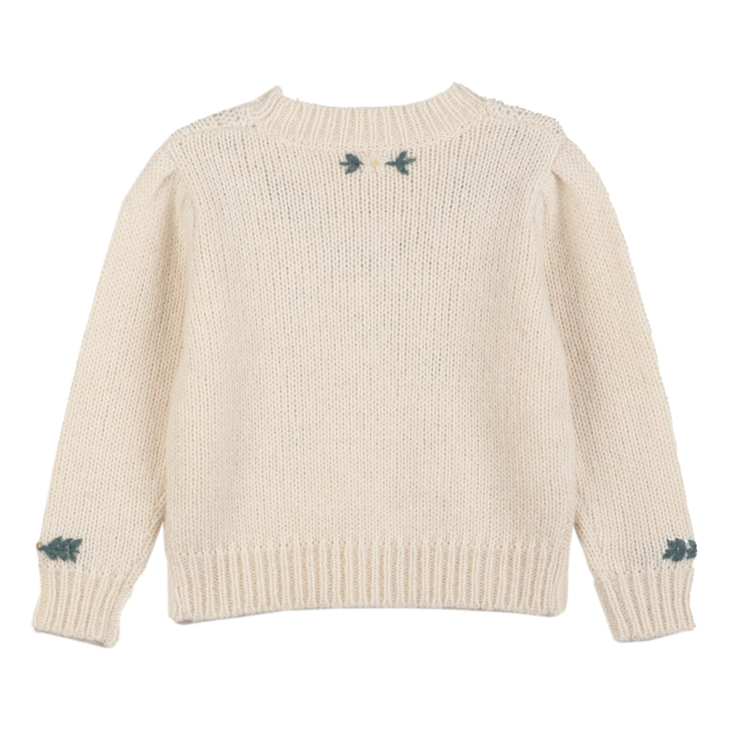 Embroidered Jumper Ecru Bonton Fashion Children 2 Embroidered Jumper Ecru Bonton Fashion Children - Image 2