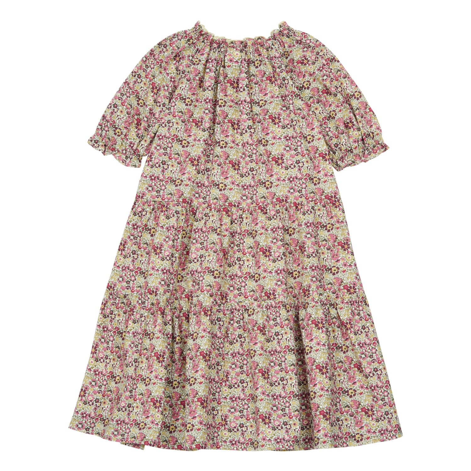 Emy Exclusive Liberty Print Dress Purple Bonton Fashion Children 3 Emy Exclusive Liberty Print Dress Purple Bonton Fashion Children - Image 3