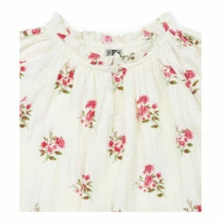 Emy Floral Dress Ecru Bonton Fashion Children -Bonton Best Sales emy floral dress ecru bonton fashion children 2
