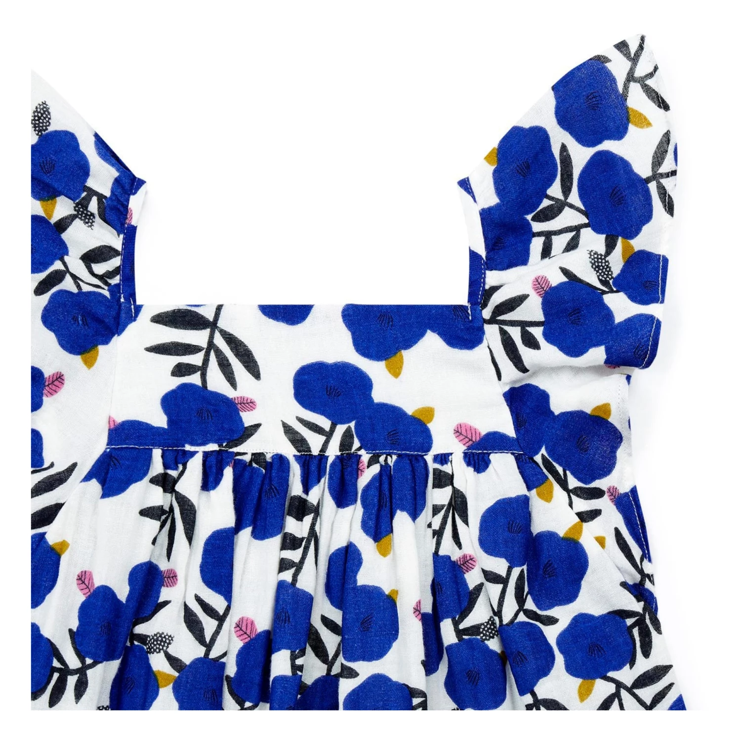 Eole Blouse Blue Bonton Fashion Children 2 Eole Blouse Blue Bonton Fashion Children - Image 2