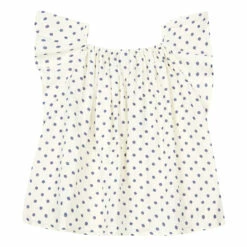 Eole Polka Dot Blouse Ecru Bonton Fashion Children 5 Eole Polka Dot Blouse Ecru Bonton Fashion Children -Bonton Best Sales eole polka dot blouse ecru bonton fashion children 2
