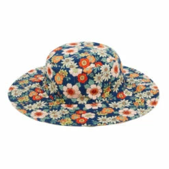 Etretat Floral Hat Navy blue Bonton Fashion Children