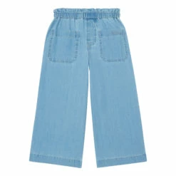 Eve Lightweight Denim Trousers Denim blue Bonton Fashion Children