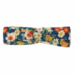 Floral Headband Navy blue Bonton Fashion Children