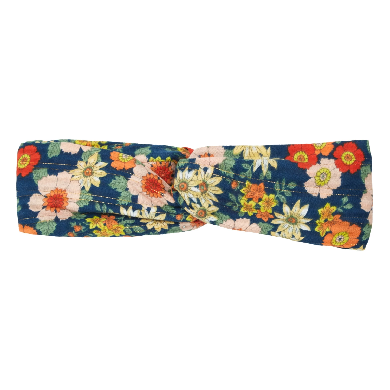 Floral Headband Navy blue Bonton Fashion Children 1 Floral Headband Navy blue Bonton Fashion Children