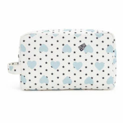 Heart Toiletry Bag Ecru Bonton Fashion Baby
