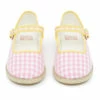Jane Gingham Slippers Pink Bonton Shoes Baby, Children