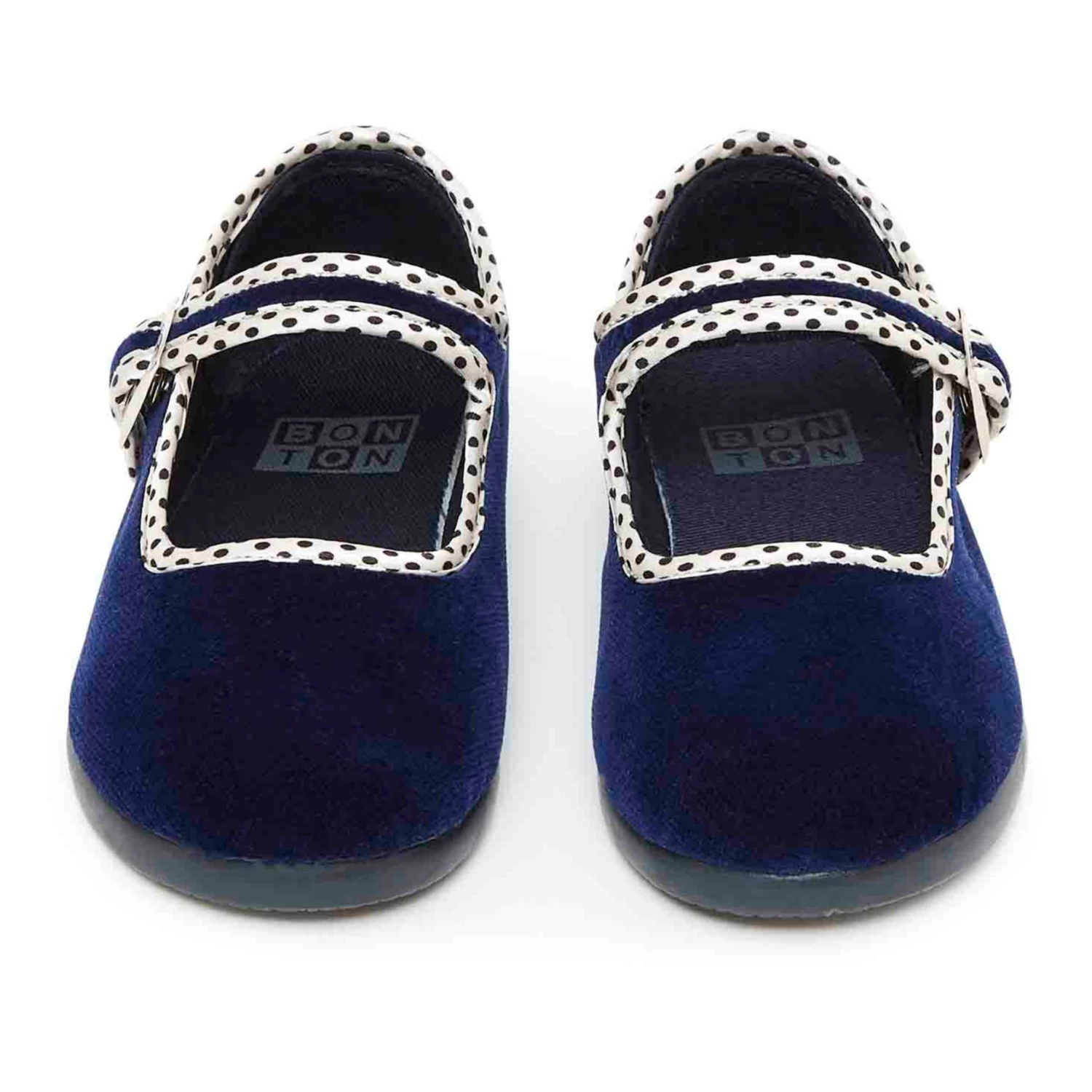 Jane Slippers Midnight blue Bonton Shoes Baby, Children 3 Jane Slippers Midnight blue Bonton Shoes Baby, Children - Image 3