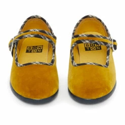 Jane Slippers Ochre Bonton Shoes Baby, Children -Bonton Best Sales jane slippers ochre bonton shoes baby children 2