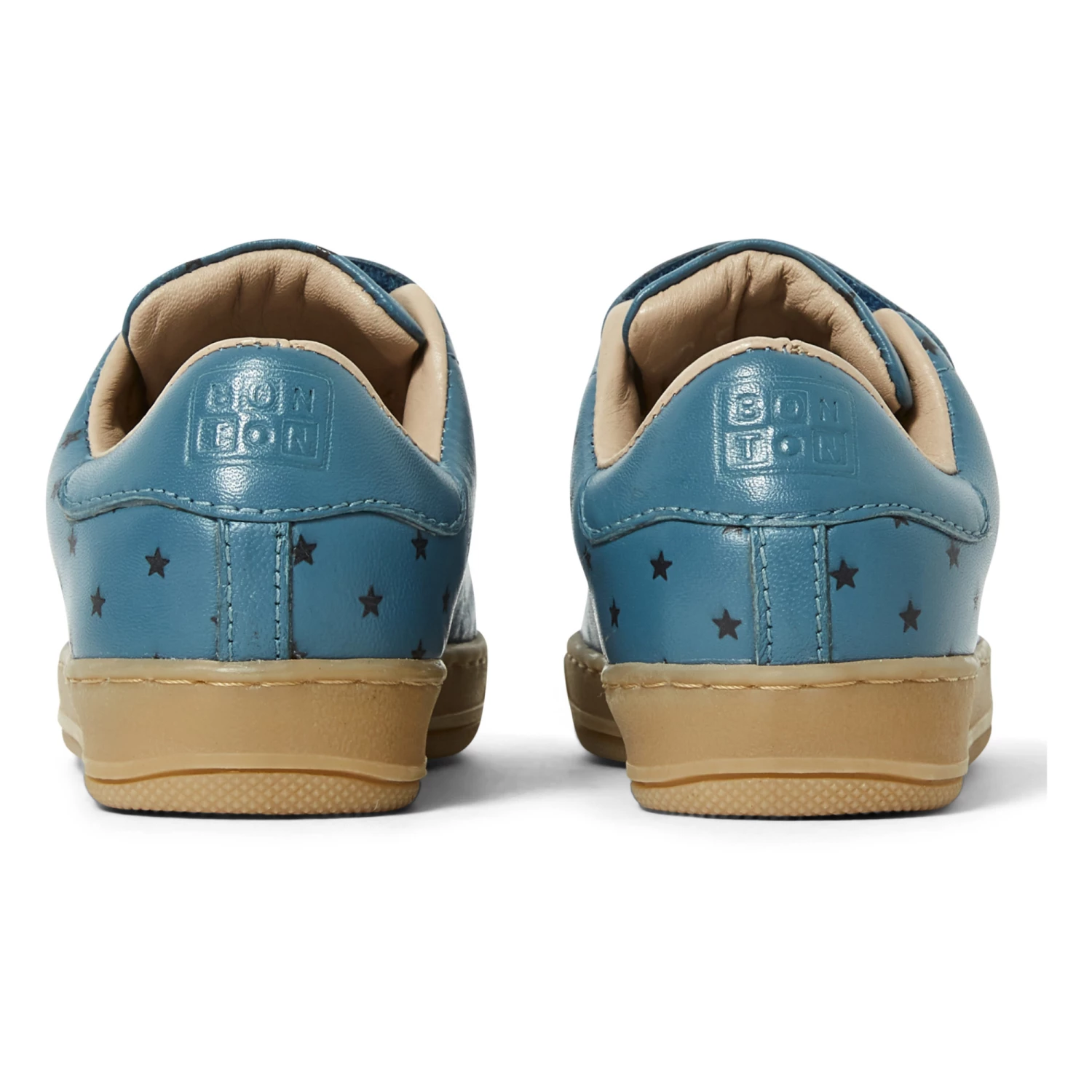 Leather Sneakers Blue Bonton Shoes Children 5 Leather Sneakers Blue Bonton Shoes Children - Image 5
