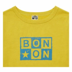 Logoboy Organic Cotton T-shirt Ochre Bonton Fashion Children 5 Logoboy Organic Cotton T-shirt Ochre Bonton Fashion Children -Bonton Best Sales logoboy organic cotton t shirt ochre bonton fashion children 2