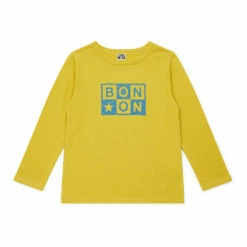 Logoboy Organic Cotton T-shirt Ochre Bonton Fashion Children