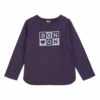 Logogirl Organic Cotton T-shirt Purple Bonton Fashion Children