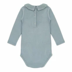 Mail Organic Cotton Collar Babygrow Light blue Bonton Fashion Baby 5 Mail Organic Cotton Collar Babygrow Light blue Bonton Fashion Baby -Bonton Best Sales mail organic cotton collar babygrow light blue bonton fashion baby 2