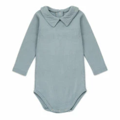 Mail Organic Cotton Collar Babygrow Light blue Bonton Fashion Baby