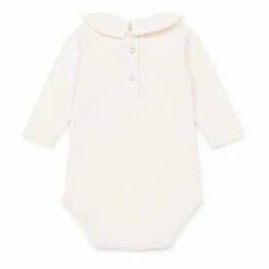 Mail Organic Cotton Frill Collar Babygrow Pale pink Bonton Fashion Baby