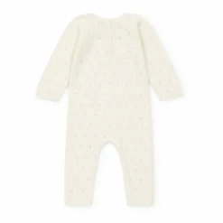 Maman Merino Wool Openwork Jumpsuit Ecru Bonton Fashion Baby -Bonton Best Sales maman merino wool openwork jumpsuit ecru bonton fashion baby 2