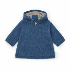 Mammoth Merino and Alpaca Wool Jumper Navy blue Bonton Fashion Baby