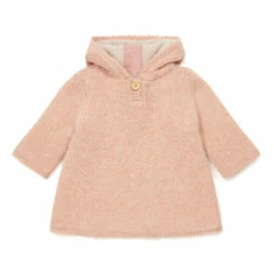 Mammoth Merino and Alpaca Wool Jumper Pink Bonton Fashion Baby