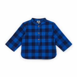 Matt Kurta Shirt Blue Bonton Fashion Baby, Children