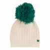 Merino Wool and Alpaca Hat Ecru Bonton Fashion Children