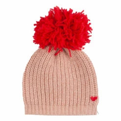 Merino Wool and Alpaca Hat Pink Bonton Fashion Children